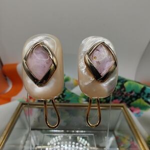 Vintage Rare Designer Collectible KYLO Pierced Clip Back Earrings